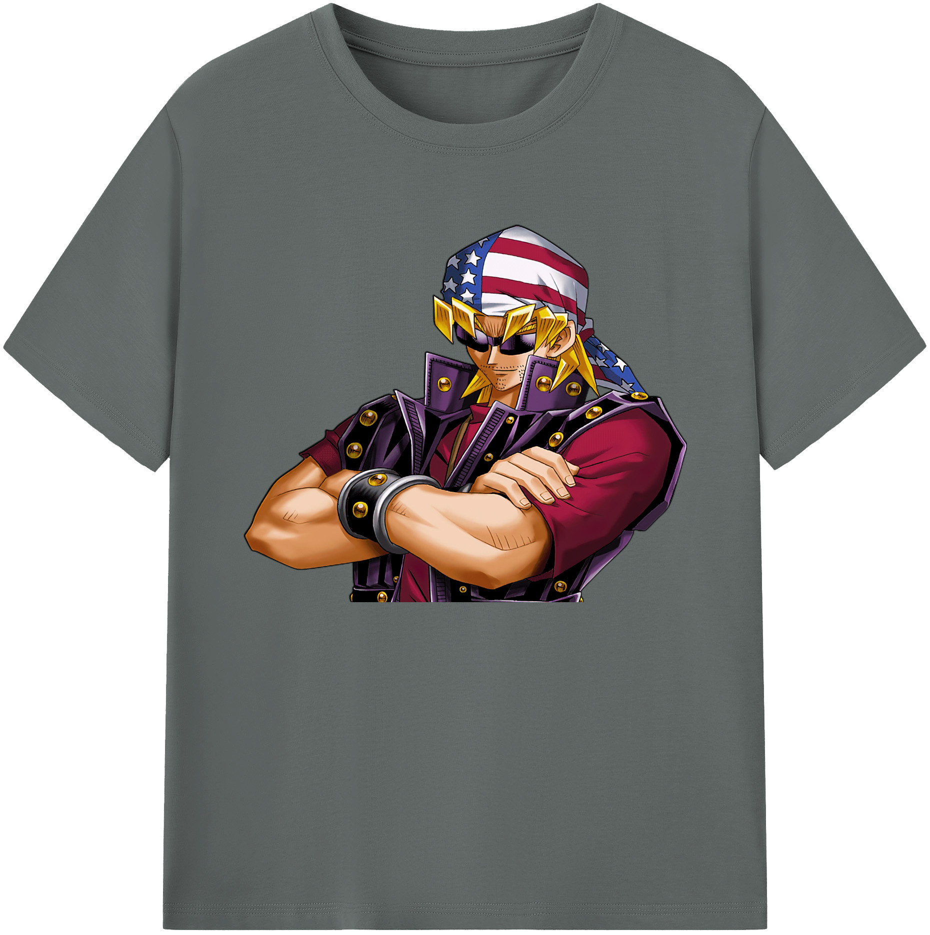 （画像用） 遊☆戯☆王 Yu-Gi-Oh! 綿100％ メンズ半袖Tシャツ｜肌触りやわらか＆通気性